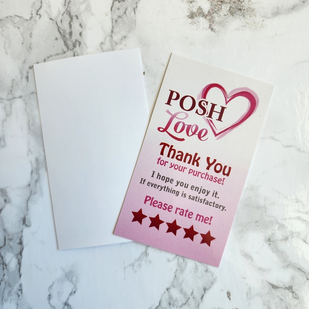 200 Thank You Cards insert business card - Picture 16 of 16